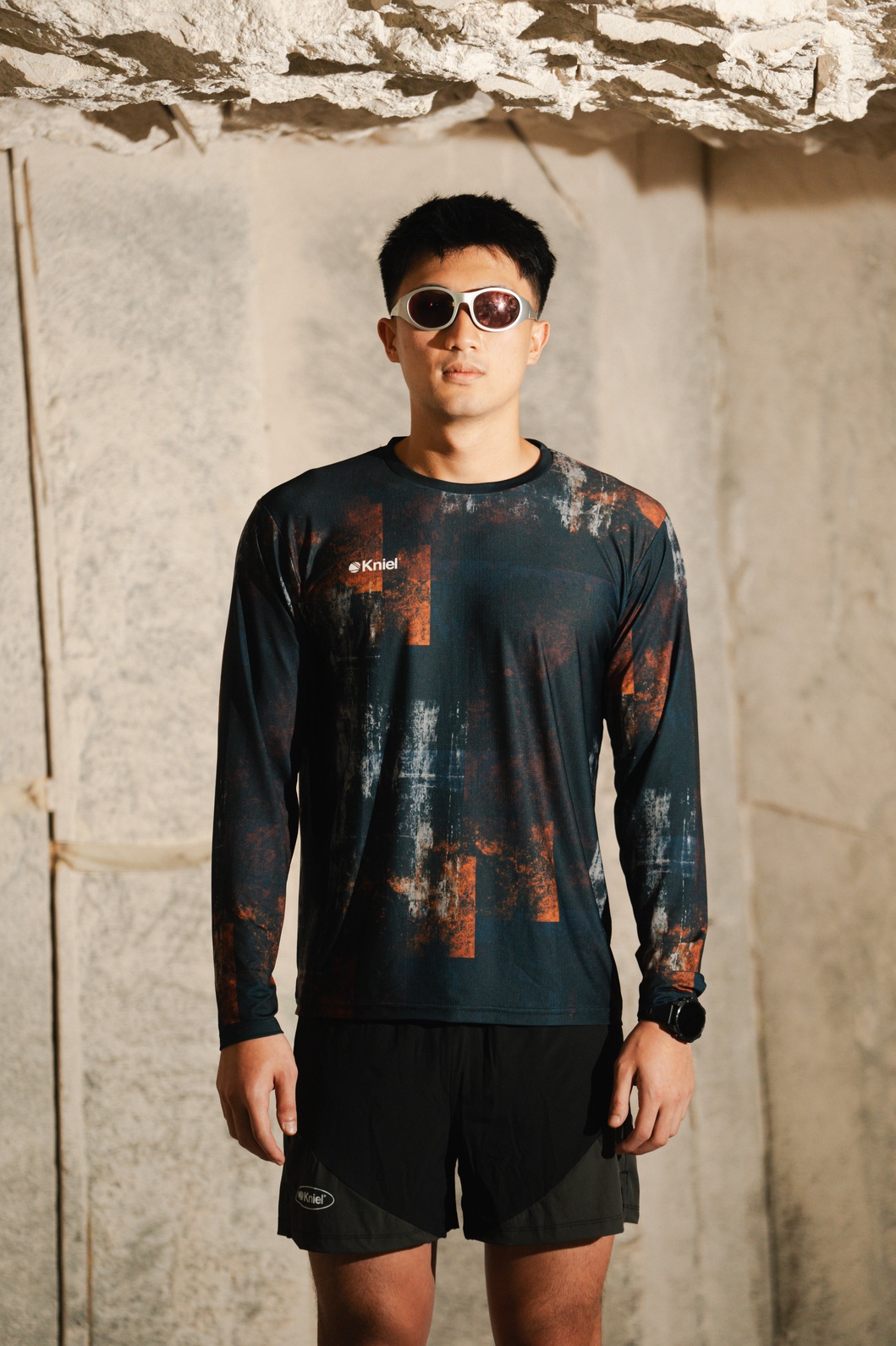Vybe Series [NEW] Men Long Sleeve – Jersey Olahraga Lari Pria – Kniel Movement Collection