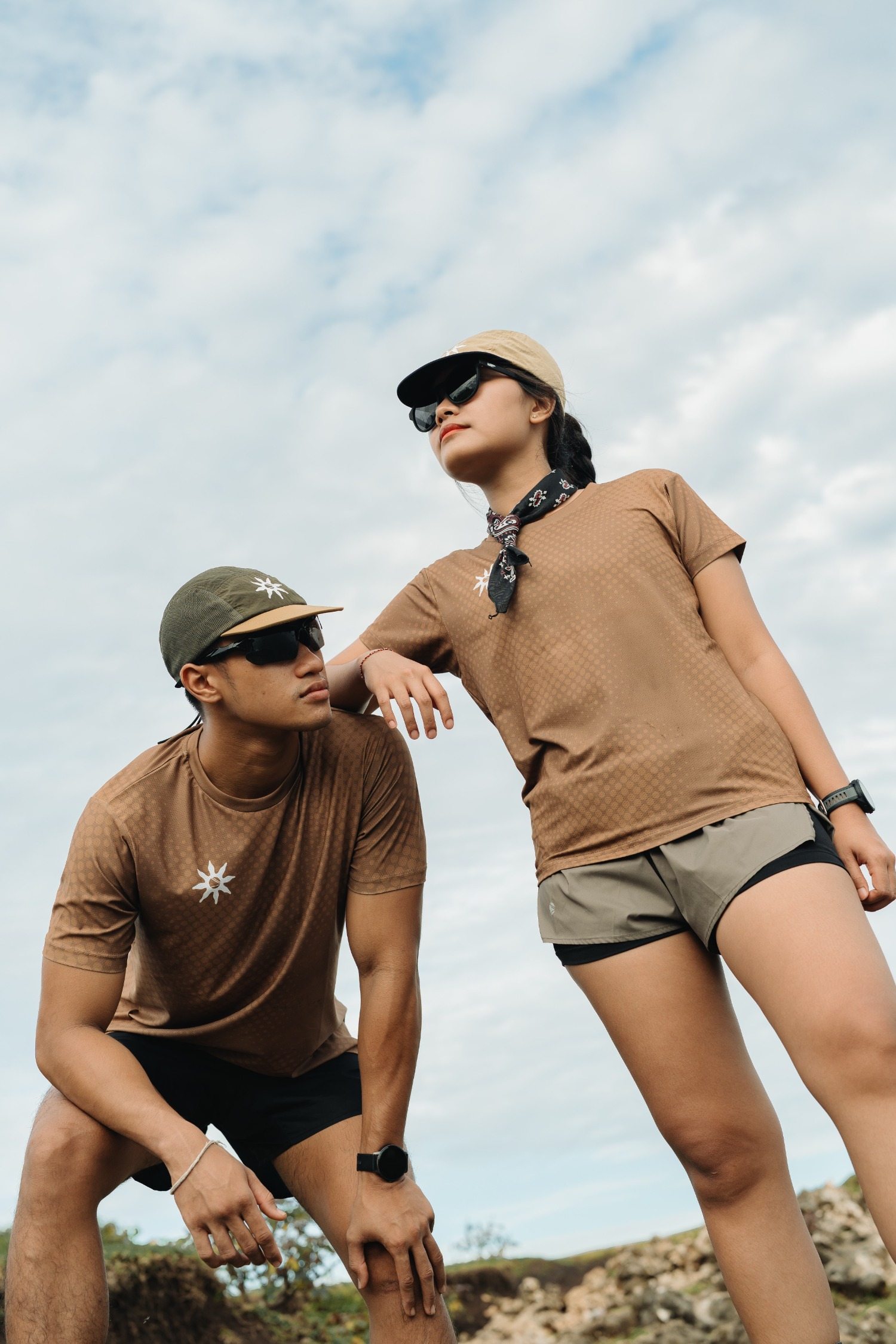 Nordica Series Men Series Shorts Sleeve [NEW] – Running Jersey Olahraga Kniel Quick Dry & UV Protection - Detail
