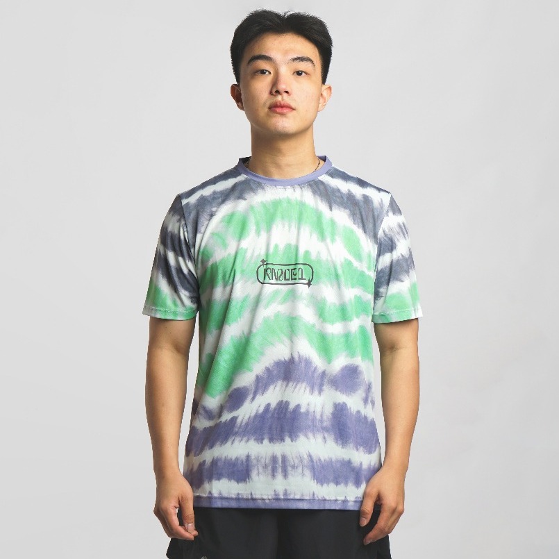 Tie Dye Series [NEW] Men Short Sleeve – Kniel Daily Collection - Detail